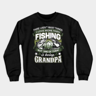 Fishing Grandpa - Grandpa Fishing Shirt Crewneck Sweatshirt